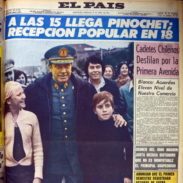 Pinochet en Montevideo